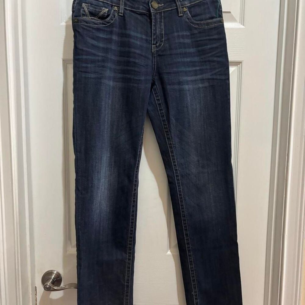 Kut-from-the-kloth Women's Blue and Navy Jeans
